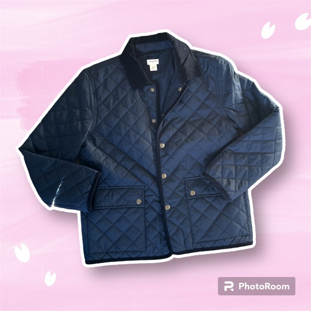 🖤Navy blue crewcuts youth puffer jacket 🖤